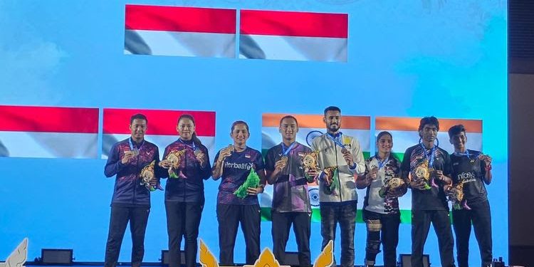 Kontingen Indonesia Raih Tiga Emas di Ajang Para Bulutangkis