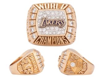 Cincin Juara NBA Milik Kobe Bryant Dilelang, Nilainya Fantastis!