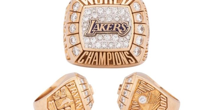 Cincin Juara NBA Milik Kobe Bryant Dilelang, Nilainya Fantastis!