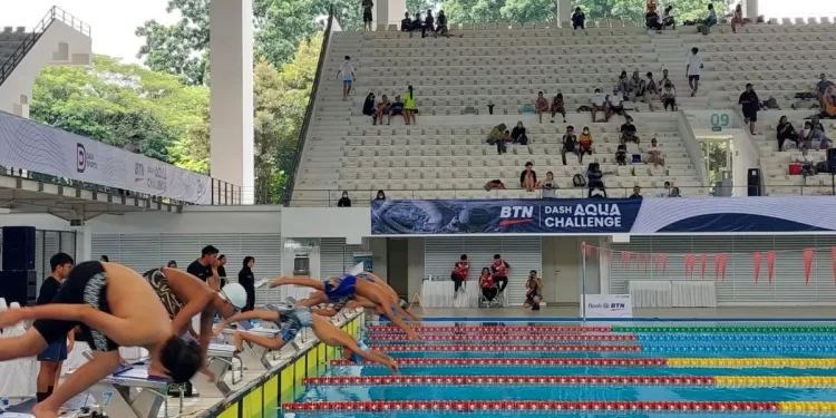 Ratusan Peserta Ramaikan BTN Dash Aquathlon 2024