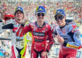 Francesco Bagnaia Raih Kemenangan, Marc Marquez Naik Podium