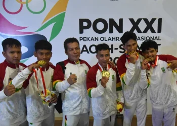 Kontingen Senam Artistik Riau Meraih Emas Pertama di PON Aceh-Sumut 2024