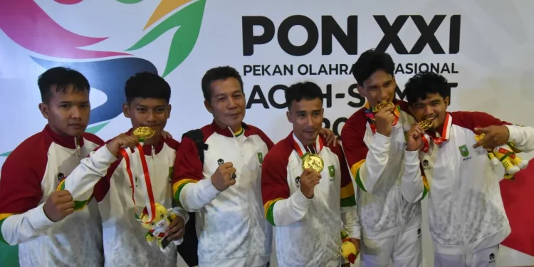 Kontingen Senam Artistik Riau Meraih Emas Pertama di PON Aceh-Sumut 2024