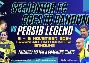 Persib Legend Ajak Komunitas Jurnalis Nasional ‘Fun Football’ di Bandung