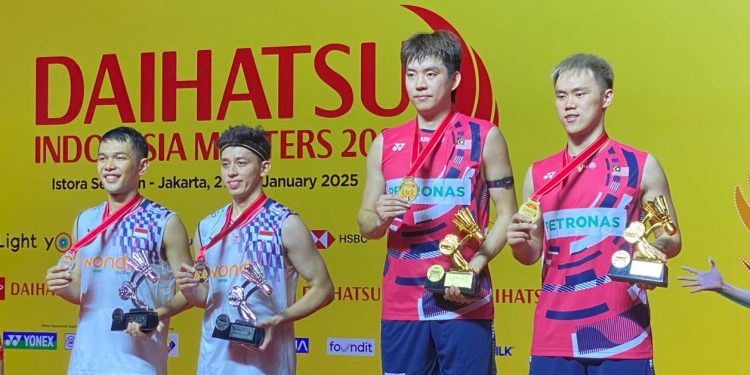 Dikalahkan Man/Tee, Fajar/Rian Gagal Rajai Indonesia Masters 2025