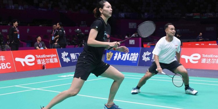 Tim Bulutangkis Indonesia Jajal Lapangan Jelang Piala Sudirman 2025