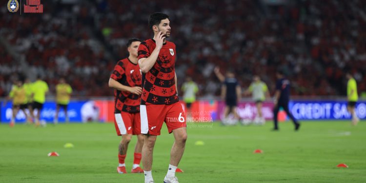 Pemain Timnas Indonesia Sandy Walsh