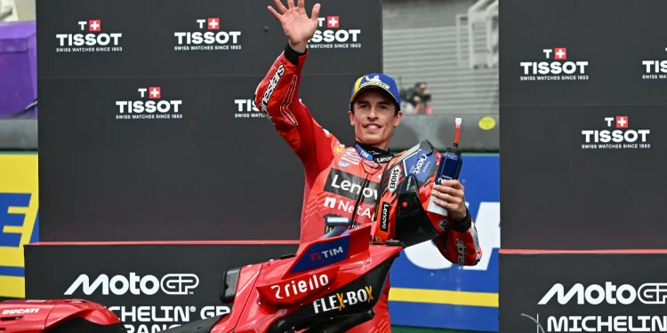 Marc Marquez Menangi Duel Kontra Fabio Quartararo di Le Mans