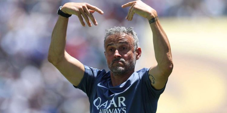 Pelatih PSG, Luis Enrique