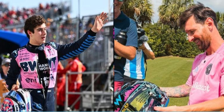 Pembalap F1 Kirim Hadiah Spesial ke Lionel Messi