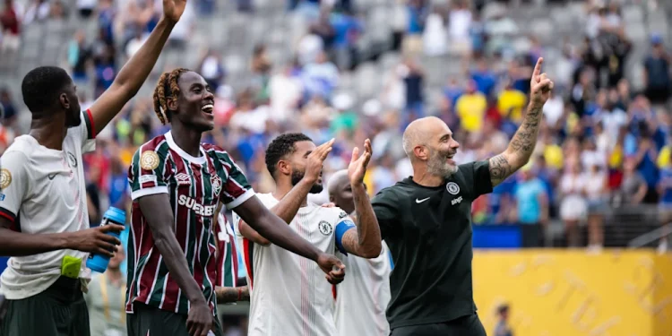 Selebrasi skuad Chelsea ke final Piala Dunia Antarklub 2025