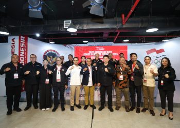 NOC Indonesia usai melakukan Rapat Anggota Luar Biasa