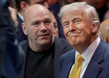 CEO UFC, Dana White dan Presiden AS, Donald Trump