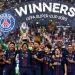 Para pemain PSG lakukan selebrasi usai juara Piala Super Eropa 2025