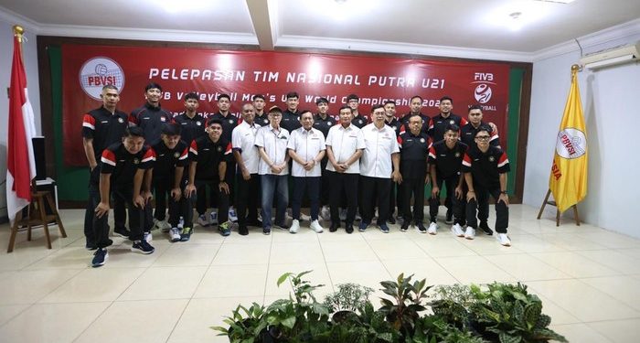 Pelepasan Timnas voli putra U-21 Indonesia ke Kejuaraan Dunia Voli U-21 2025