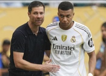 Pelatih Real Madrid, Xabi Alonso dan Kylian Mbappe
