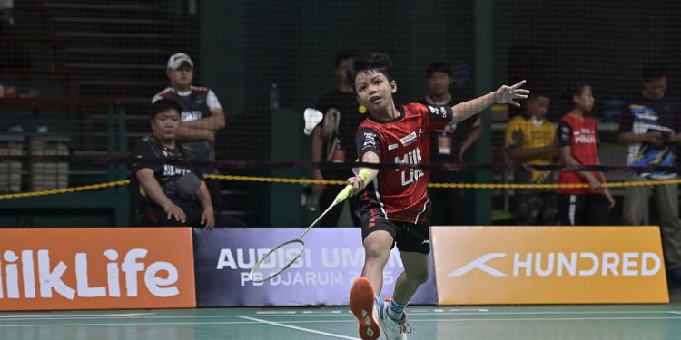 Salah satu peserta Audisi Umum PB Djarum 2025