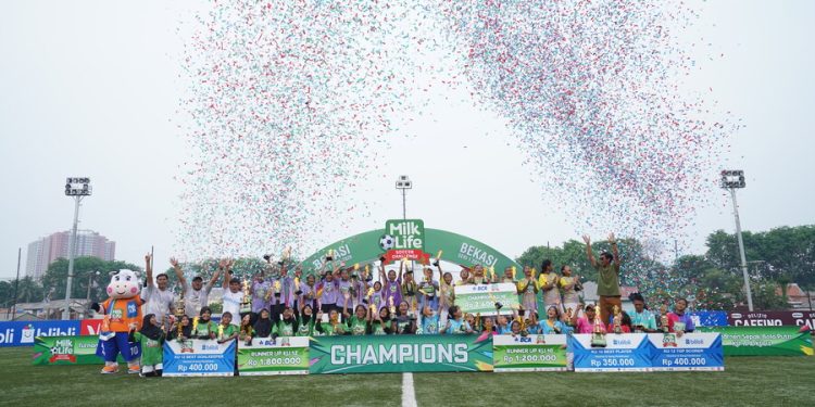 Selebrasi juara peserta MLSC Bekasi Seri 1