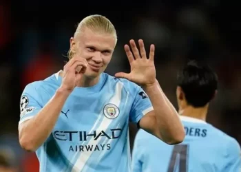 Penyerang Manchester City, Erling Haaland