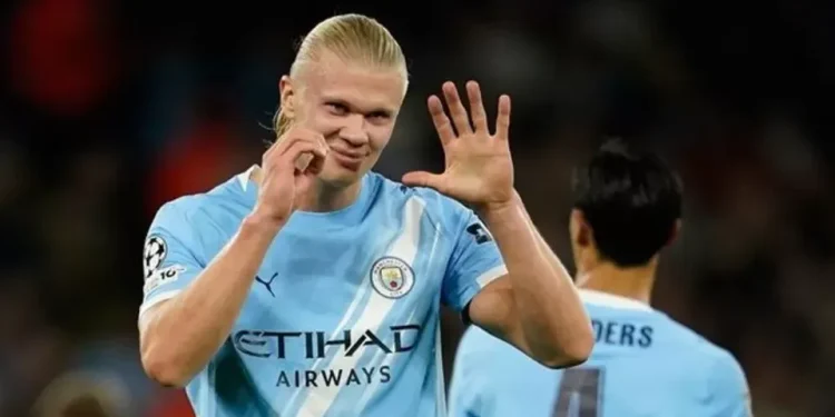 Penyerang Manchester City, Erling Haaland