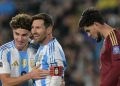 Lionel Messi saat melawan Venezuela