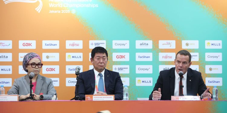 Jumpa pers 53rd FIG Artistic Gymnastics World Championships 2025