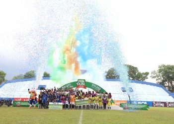 Selebrasi juara MLSC 2025 Seri Malang