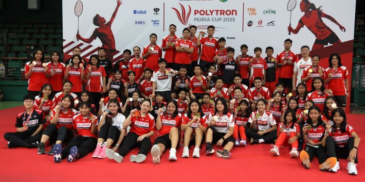 Selebrasi atlet PB Djarum di Muria Cup 2025