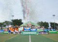 Selebrasi juara MLSC Jakarta Seri 1 2025-2026