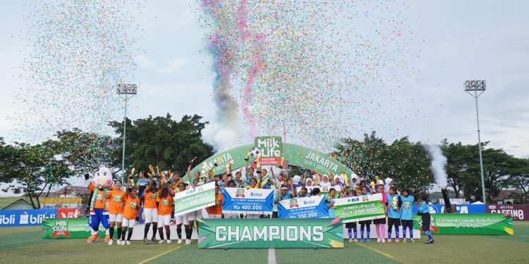 Selebrasi juara MLSC Jakarta Seri 1 2025-2026