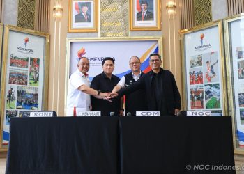 Jumpa pers terkait target Indonesia di SEA Games 2025