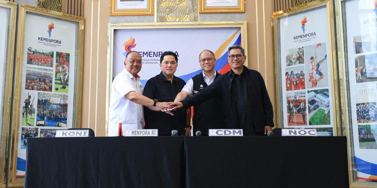 Jumpa pers terkait target Indonesia di SEA Games 2025