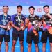 Fajar/Fikri, runner-up ganda putra, dan Raymond/Nikolaus, juara Australia Open 2025