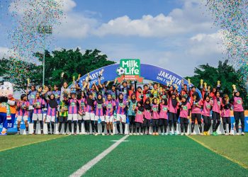 Selebrasi juara MLSC Seri 2 Jakarta