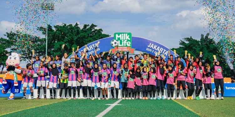 Selebrasi juara MLSC Seri 2 Jakarta