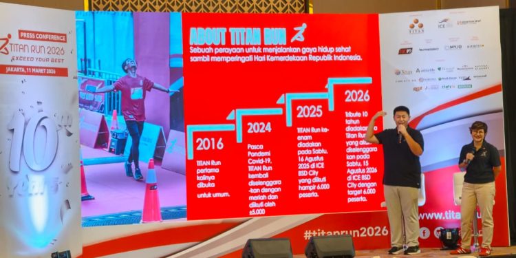 Jumpa pers Titan Run 2026