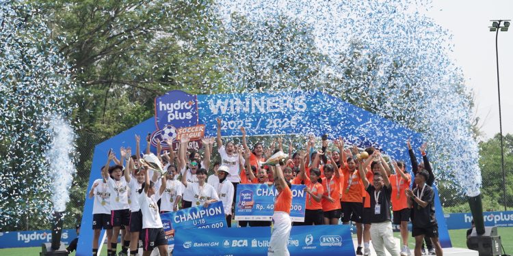 Selebrasi juara HPSL Jakarta 2025/2026
