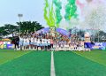 Selebrasi juara MLSC Seri 1 Jakarta Raya
